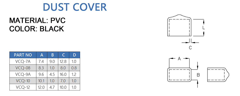 Dust cover VCQ-7A